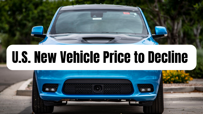 New Wealth Daily | US New Vehicle Average Transaction Price Forecast to Decline Nearly 2% in January