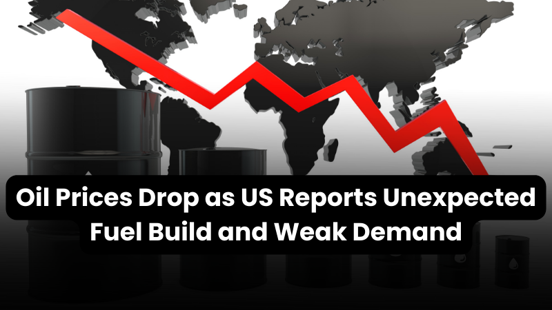 New Wealth Daily | Oil Prices Drop as US Reports Unexpected Fuel Build and Weak Demand