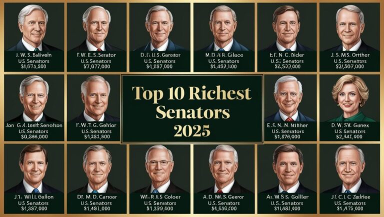 Who Are the Richest U.S. Senators in 2025? Top 10 Wealthiest Revealed